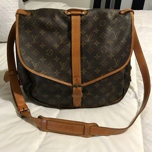 Authentic Louis Vuitton Saumur 35